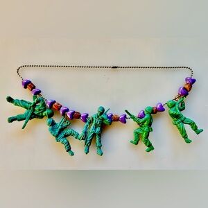 Toy Soldiers w/Purple Hearts Necklace
